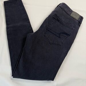 American Eagle Outfitters High Rise Jeans - Dark Blue